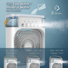 Portable Air Conditioner Fan 7 Color Changing Light (Big / 1 Pc)